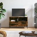 vidaXL Tv-meubel 80x36x50 cm bewerkt hout wit