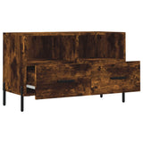 vidaXL Tv-meubel 80x36x50 cm bewerkt hout wit