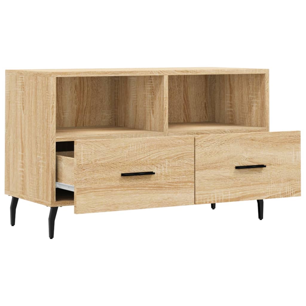 vidaXL TV Cabinet 80x36x50 cm Engineered Wood White
