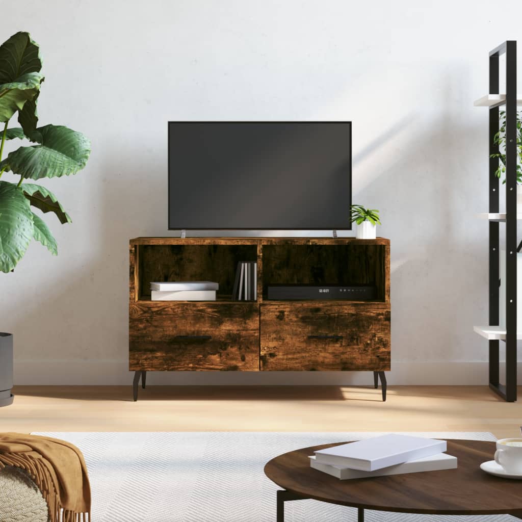 vidaXL TV Cabinet 80x36x50 cm Engineered Wood White
