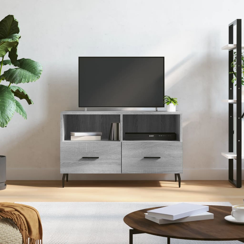 vidaXL TV Cabinet 80x36x50 cm Engineered Wood White