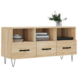 vidaXL Tv-meubel 102x36x50 cm bewerkt hout zwart