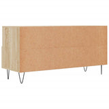 vidaXL Tv-meubel 102x36x50 cm bewerkt hout zwart