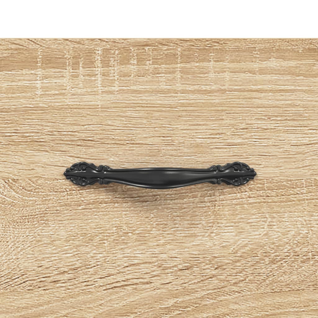vidaXL Tv-meubel 102x36x50 cm bewerkt hout zwart