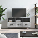 vidaXL Tv-meubel 102x36x50 cm bewerkt hout zwart