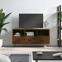vidaXL Tv-meubel 102x36x50 cm bewerkt hout zwart