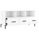 vidaXL Tv-meubel 102x36x50 cm bewerkt hout zwart