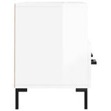vidaXL Tv-meubel 102x36x50 cm bewerkt hout zwart