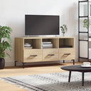 vidaXL Tv-meubel 102x36x50 cm bewerkt hout zwart