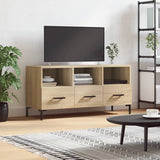 vidaXL Tv-meubel 102x36x50 cm bewerkt hout zwart