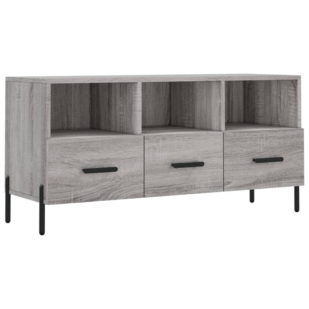 vidaXL Tv-meubel 102x36x50 cm bewerkt hout wit
