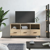 vidaXL Tv-meubel 102x36x50 cm bewerkt hout wit