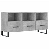 vidaXL Tv-meubel 102x36x50 cm bewerkt hout zwart