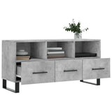 vidaXL Tv-meubel 102x36x50 cm bewerkt hout zwart