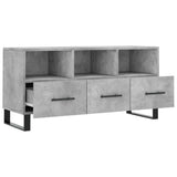 vidaXL Tv-meubel 102x36x50 cm bewerkt hout zwart