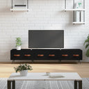 vidaXL Tv-meubel 150x36x30 cm bewerkt hout wit