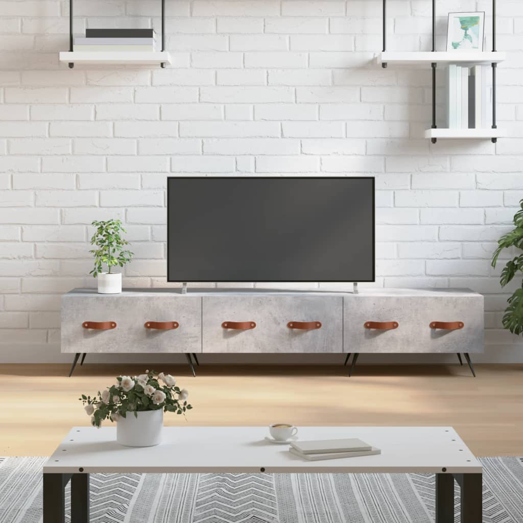 vidaXL Tv-meubel 150x36x30 cm bewerkt hout wit