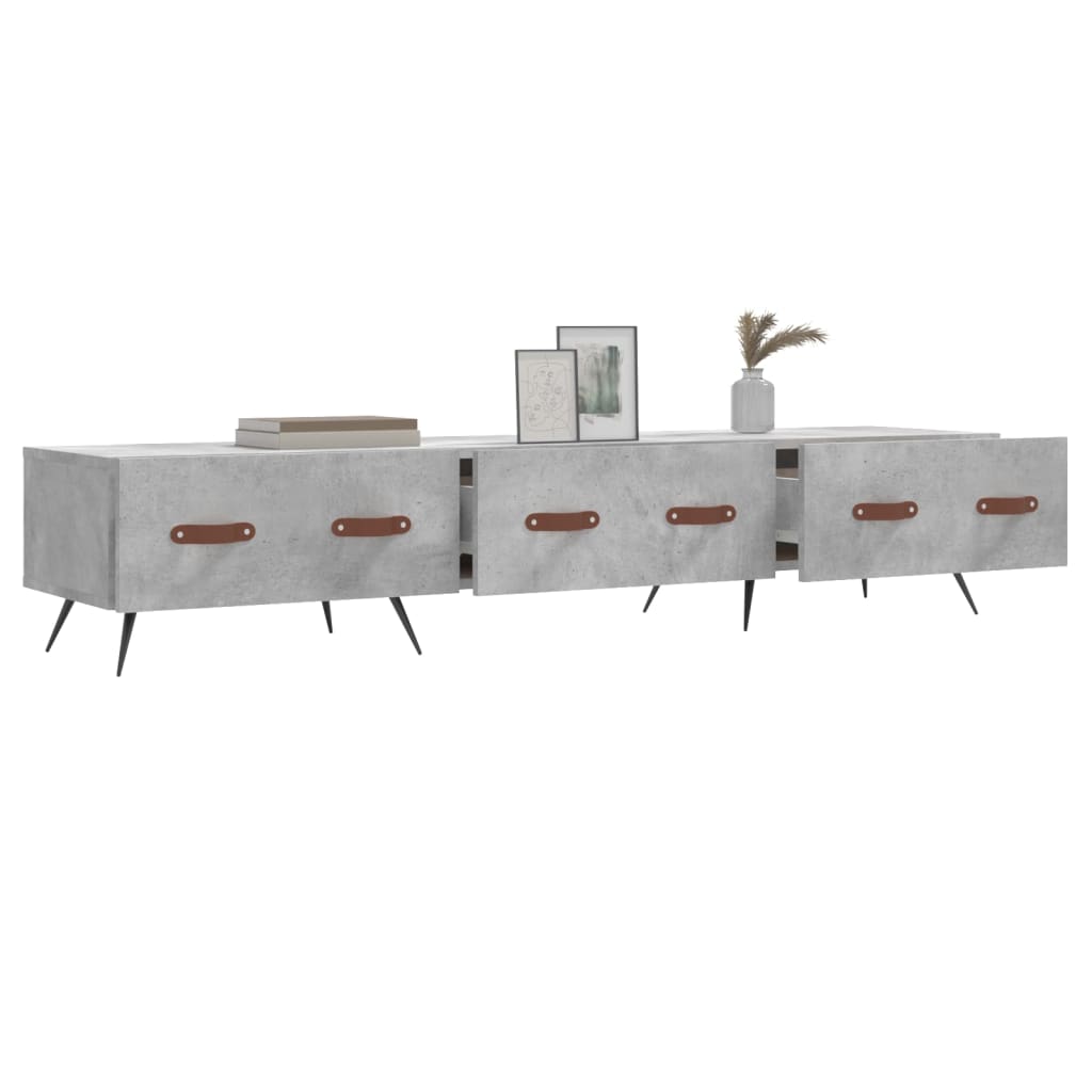 vidaXL Tv-meubel 150x36x30 cm bewerkt hout wit