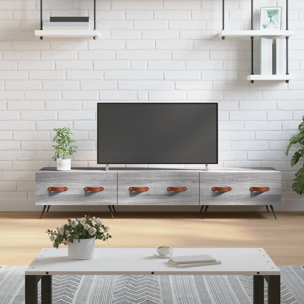 vidaXL Tv-meubel 150x36x30 cm bewerkt hout wit
