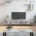 vidaXL Tv-meubel 150x36x30 cm bewerkt hout wit