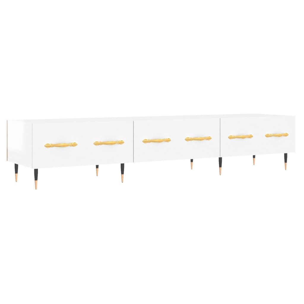 vidaXL Tv-meubel 150x36x30 cm bewerkt hout wit