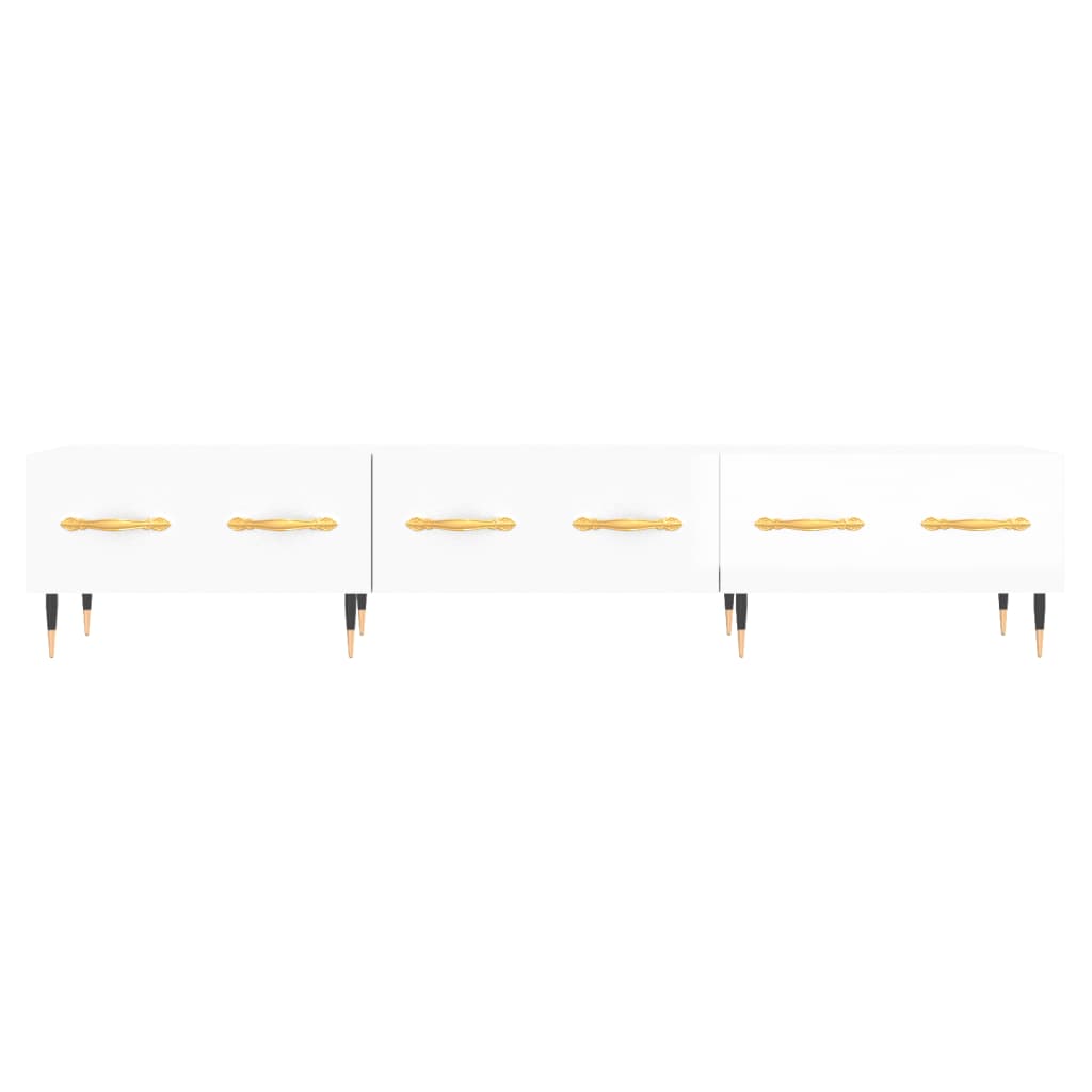 vidaXL Tv-meubel 150x36x30 cm bewerkt hout wit