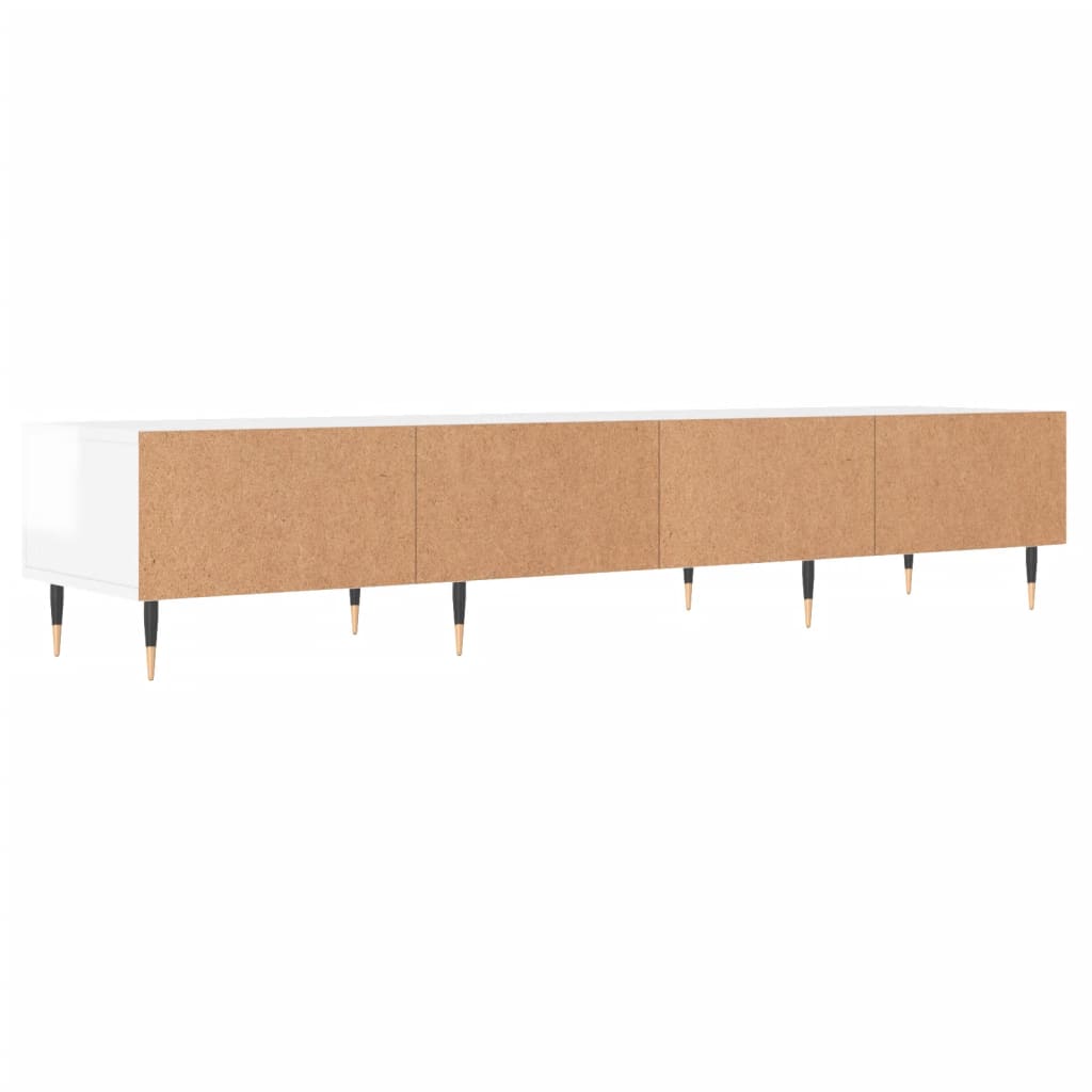 vidaXL Tv-meubel 150x36x30 cm bewerkt hout wit