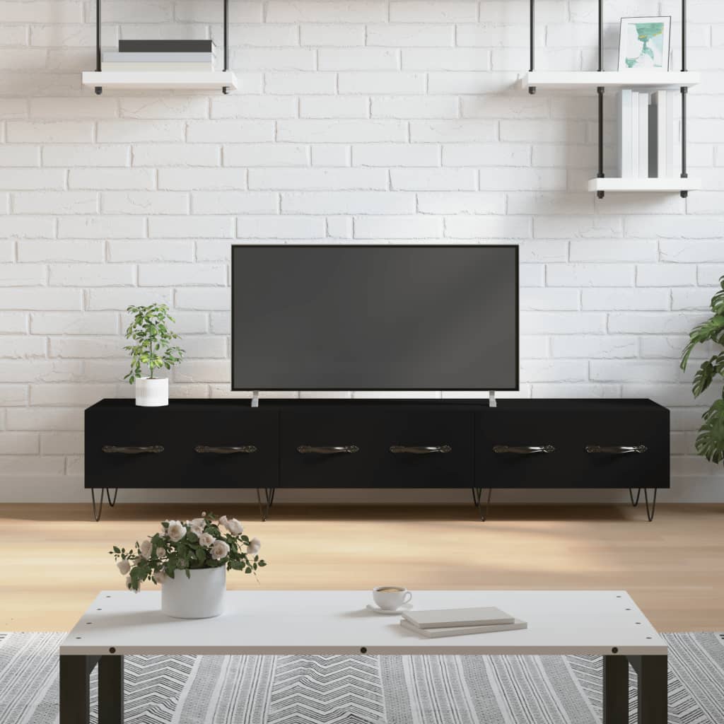 vidaXL Tv-meubel 150x36x30 cm bewerkt hout wit