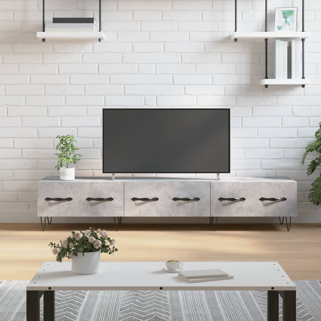 vidaXL Tv-meubel 150x36x30 cm bewerkt hout wit
