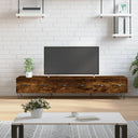vidaXL Tv-meubel 150x36x30 cm bewerkt hout wit