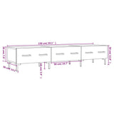 vidaXL TV Cabinet 150x36x30 cm Engineered Wood White