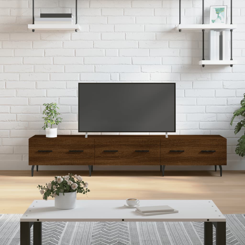 vidaXL TV Cabinet 150x36x30 cm Engineered Wood White
