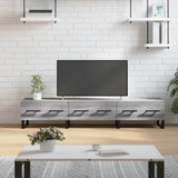 vidaXL Tv-meubel 150x36x30 cm bewerkt hout wit