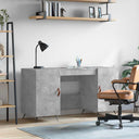 vidaXL Bureau 140x50x75 cm bewerkt hout wit