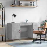vidaXL Bureau 140x50x75 cm bewerkt hout wit