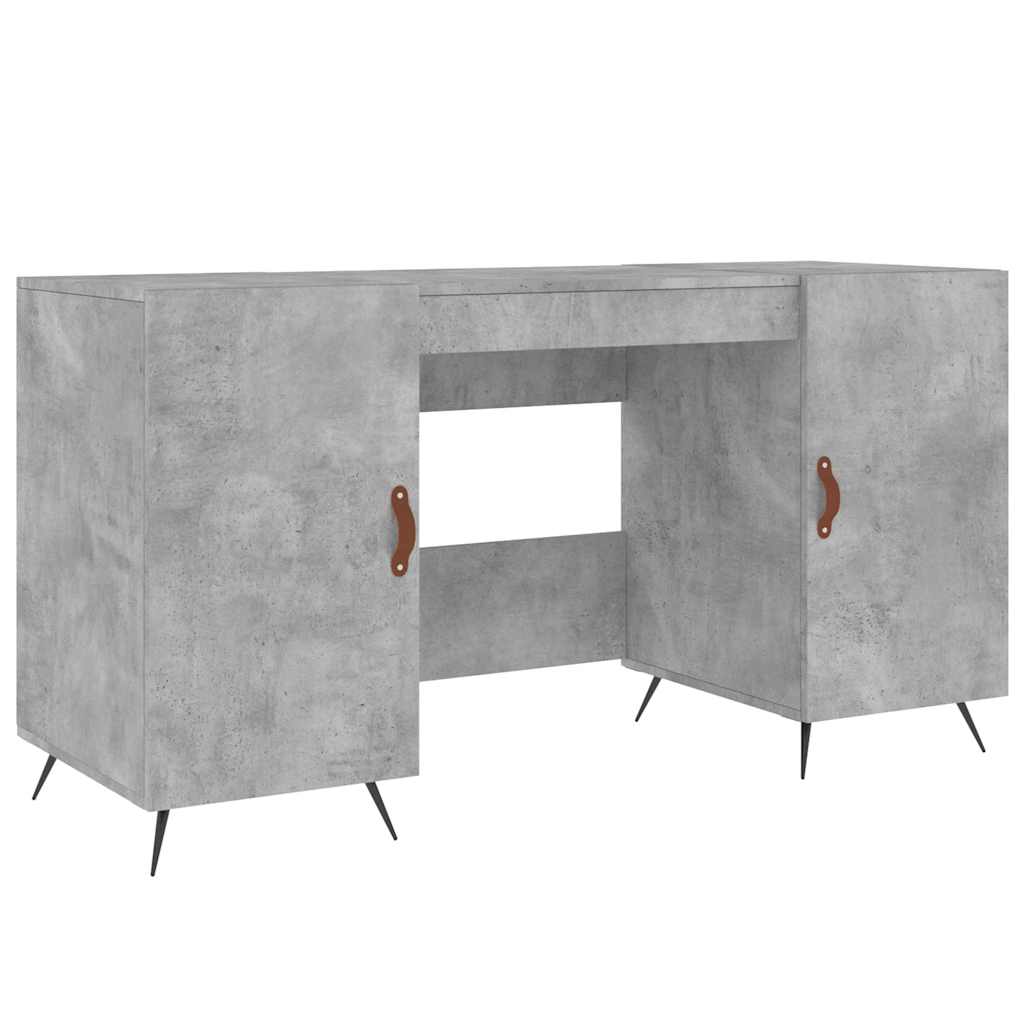 vidaXL Bureau 140x50x75 cm bewerkt hout wit