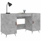 vidaXL Bureau 140x50x75 cm bewerkt hout wit