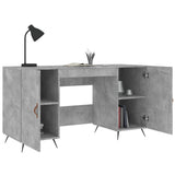 vidaXL Bureau 140x50x75 cm bewerkt hout wit