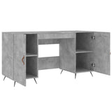 vidaXL Bureau 140x50x75 cm bewerkt hout wit