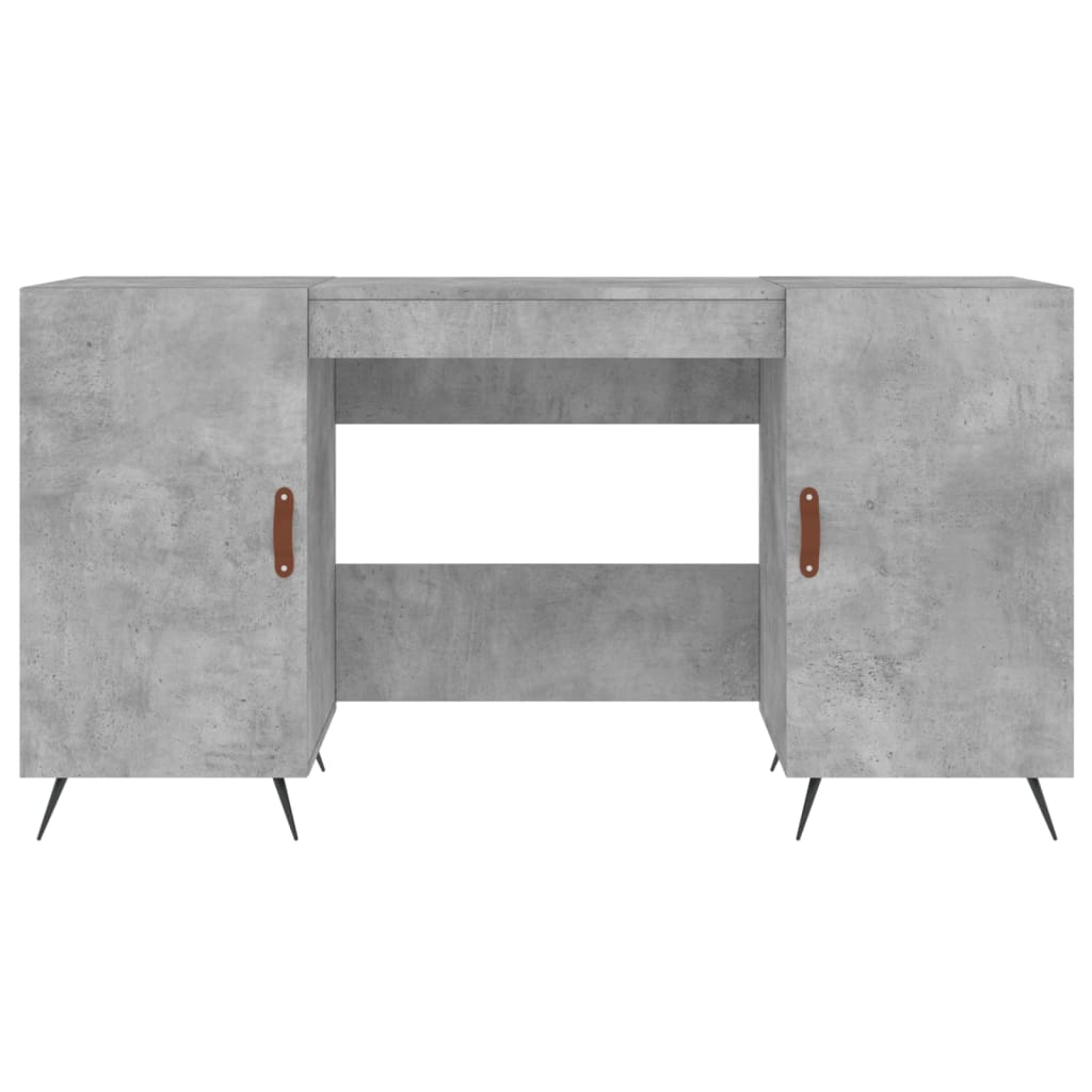 vidaXL Bureau 140x50x75 cm bewerkt hout wit