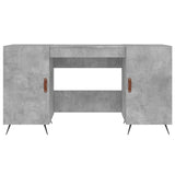 vidaXL Bureau 140x50x75 cm bewerkt hout wit