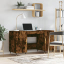 vidaXL Desk 140x50x75 cm engineered wood white