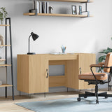 vidaXL Bureau 140x50x75 cm bewerkt hout wit