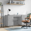 vidaXL Bureau 140x50x75 cm bewerkt hout wit