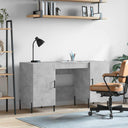 vidaXL Desk 140x50x75 cm engineered wood white