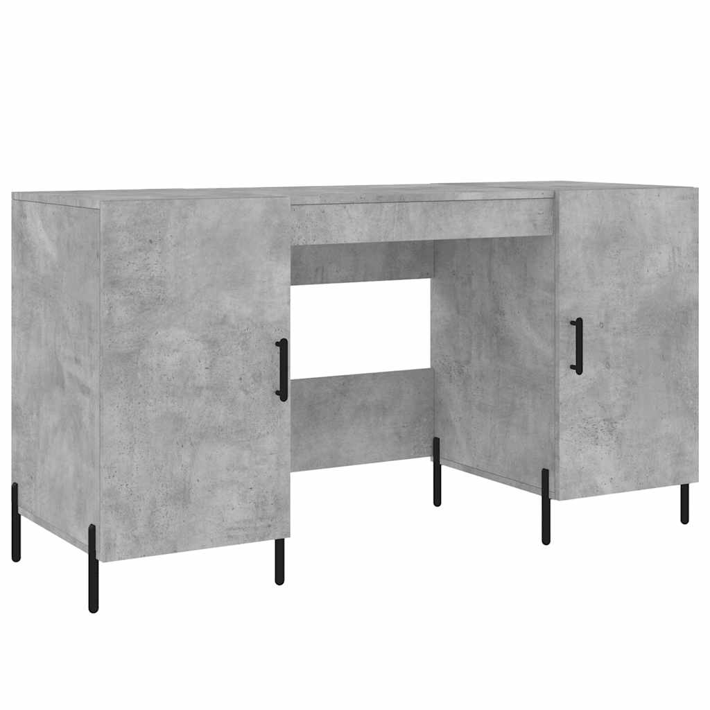 vidaXL Desk 140x50x75 cm engineered wood white