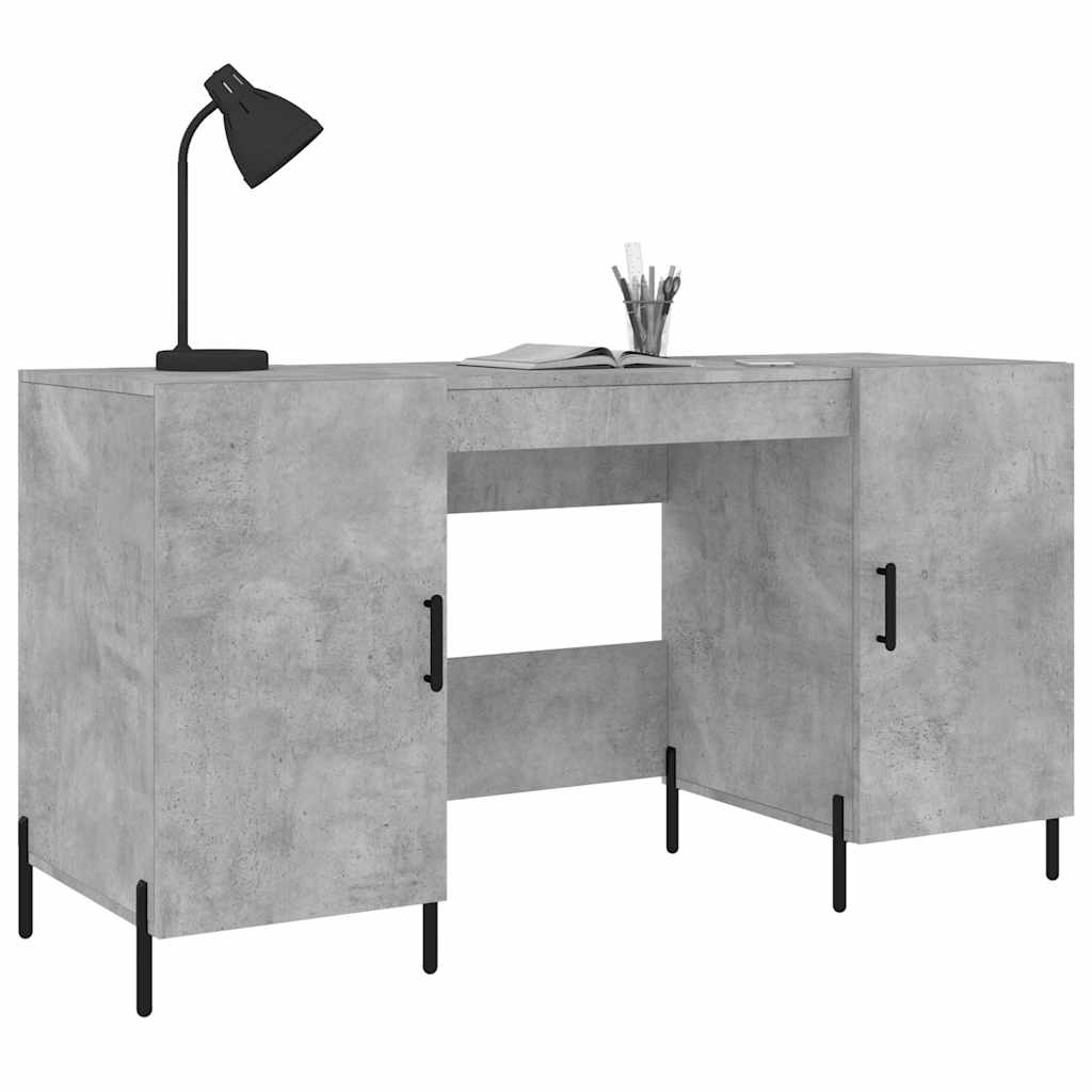vidaXL Desk 140x50x75 cm engineered wood white