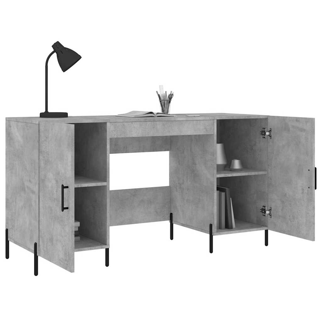 vidaXL Desk 140x50x75 cm engineered wood white