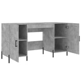 vidaXL Desk 140x50x75 cm engineered wood white