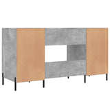 vidaXL Desk 140x50x75 cm engineered wood white